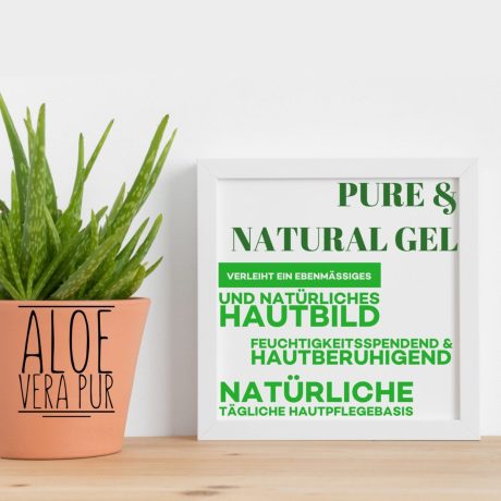 Textur des feuchtigkeitsspendenden Gels auf der Hand