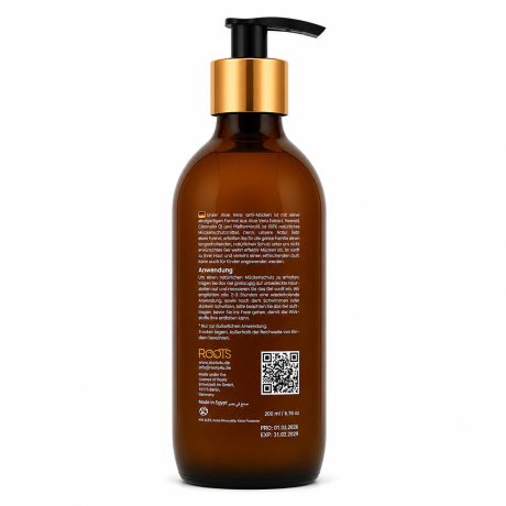 Anti Mosquito Aloe Vera Gel – Rückseite Deutsch