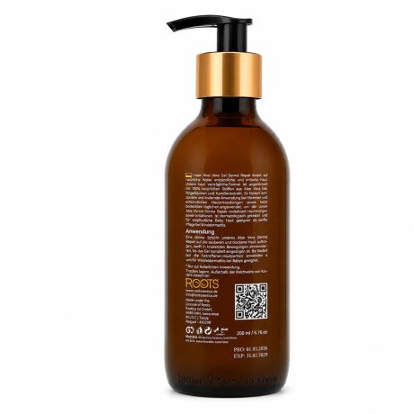 Derma Repair Aloe Vera Gel – Rückseite Deutsch