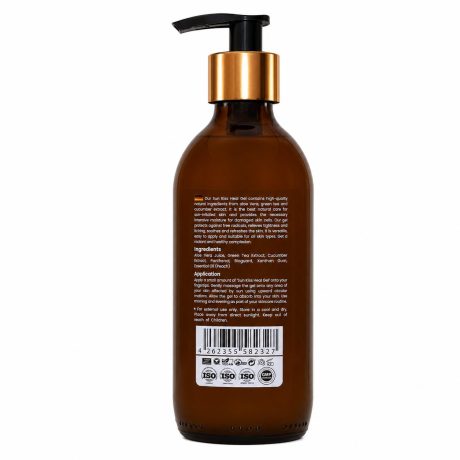 Sun Kiss Heal Aloe Vera Gel – Rückseite Englisch